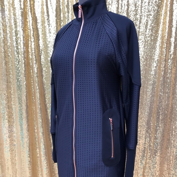 RARE Lime&Vine scuba long line jacket XS - Picture 4 of 8